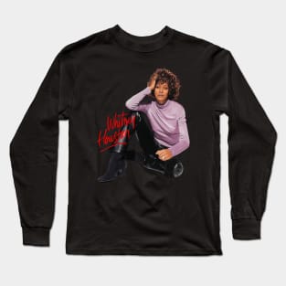 Whitney Houston 90s Long Sleeve T-Shirt